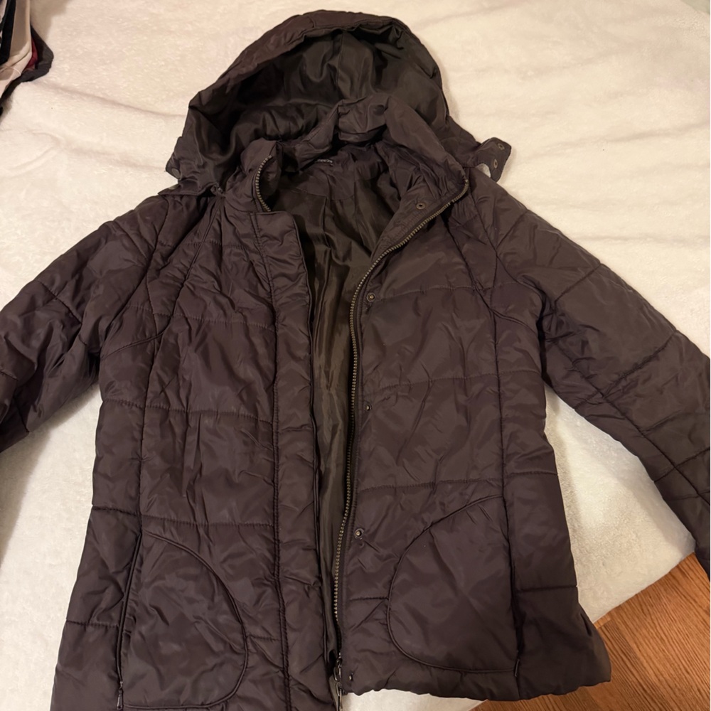 Trendyol Dark Brown Quilted Jacket